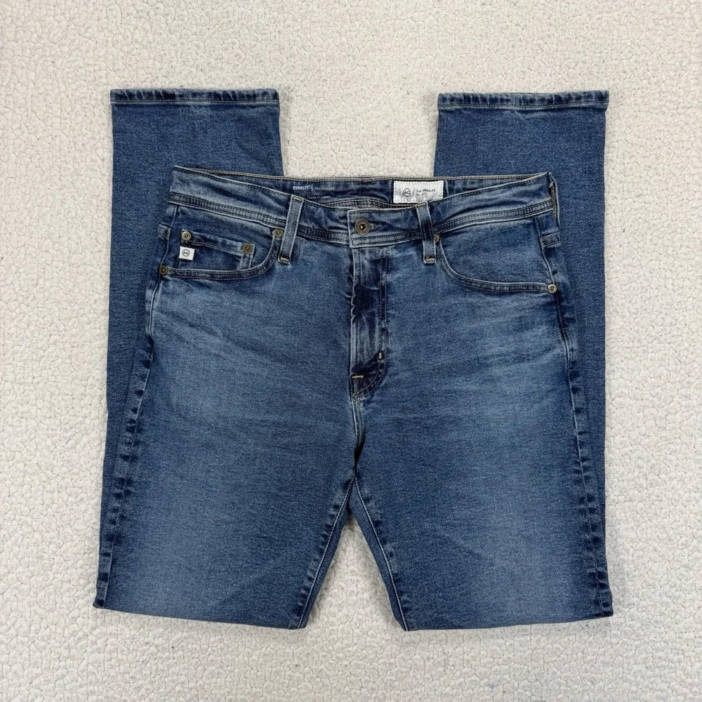 AG Everett Slim Straight Jeans Men's 32x32 Japanese Denim Minimalist Casual